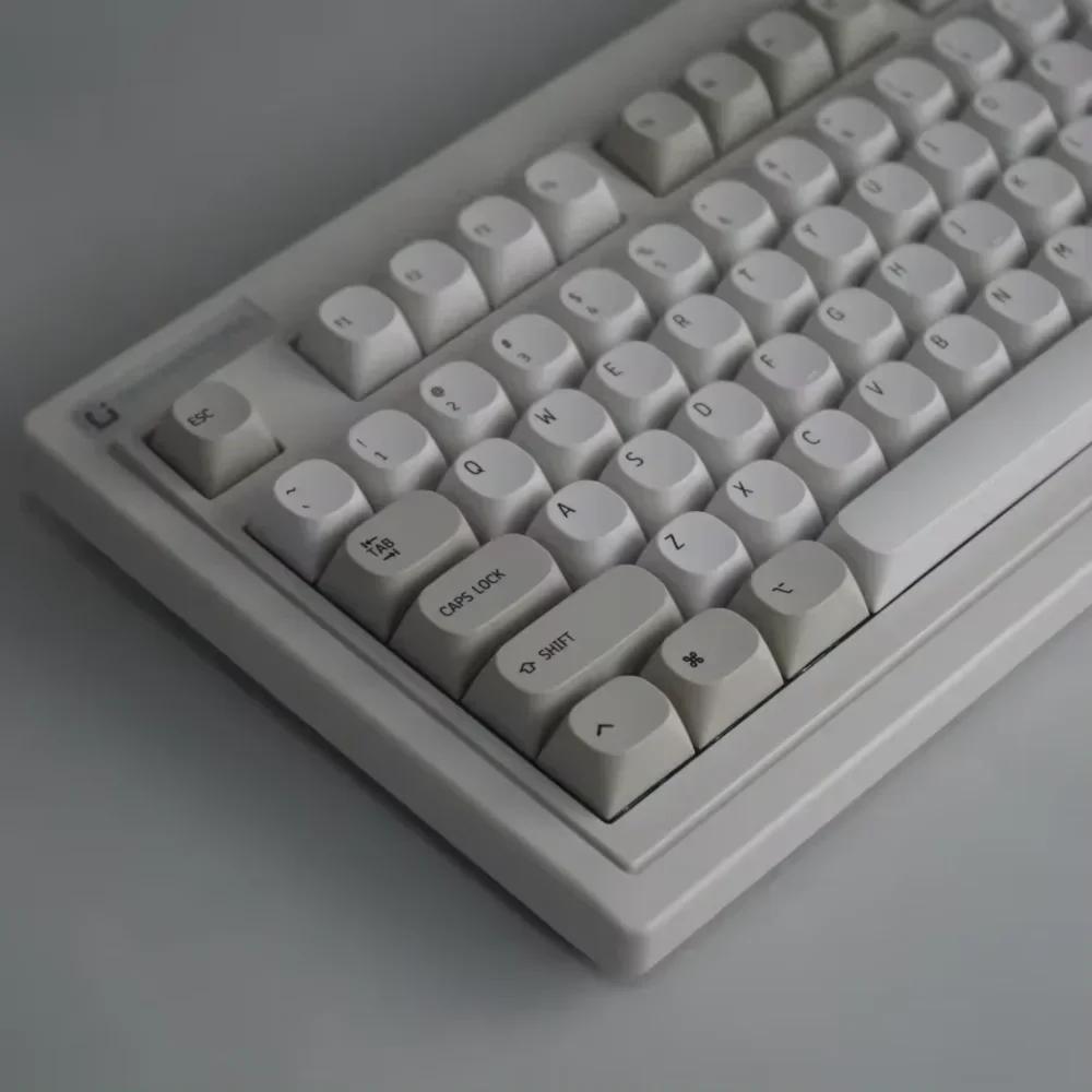 Xiaomi Mechanical Keyboard Vintage Keycaps Pbt MA Light Gray Small Set of Replacement Caps for MX Keyboards.