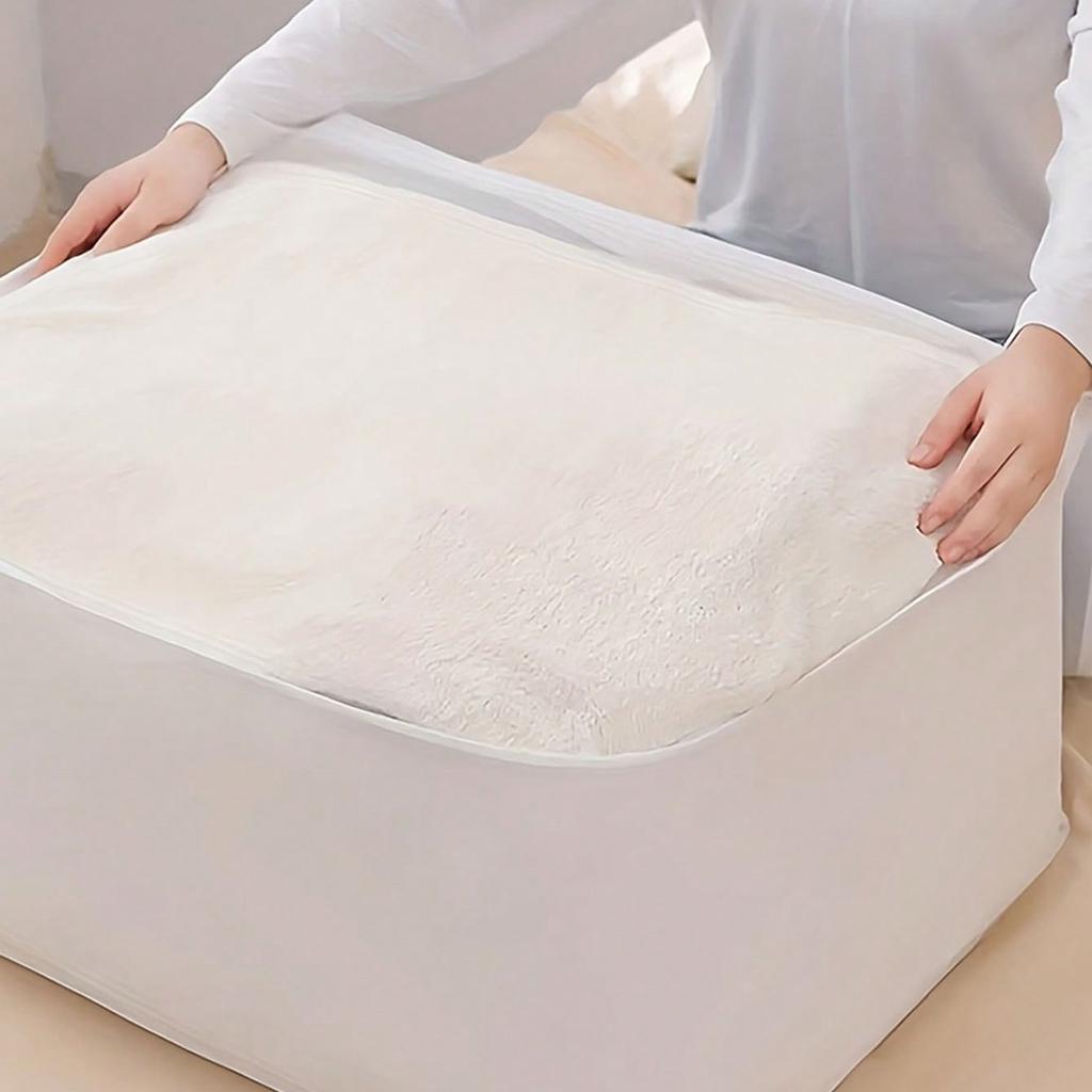 1PC-Large Waterproof Quilt Clothes Organizer Dustproof Closet Organizer Clothes Storage Bag Luggage Wardrobe Clothing Storage Ba