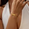 Stainless Steel 12 Constellation Bracelets for Women Men High Quality Letters Zodiac Cuban Chain Bracelet Jewelry Birthday Gift