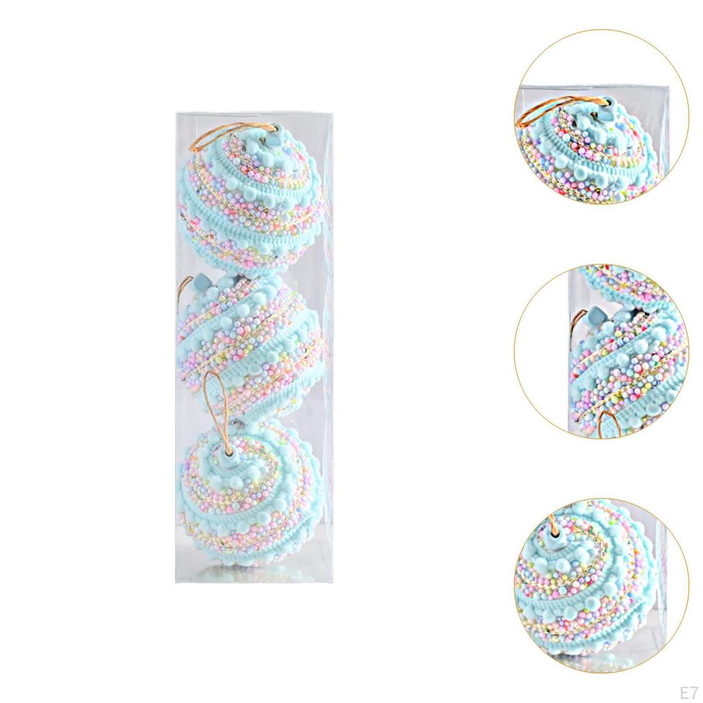 3 шт. Рождественские шары, украшения, подвески, сделай сам, подвесные шары для елки, праздничные