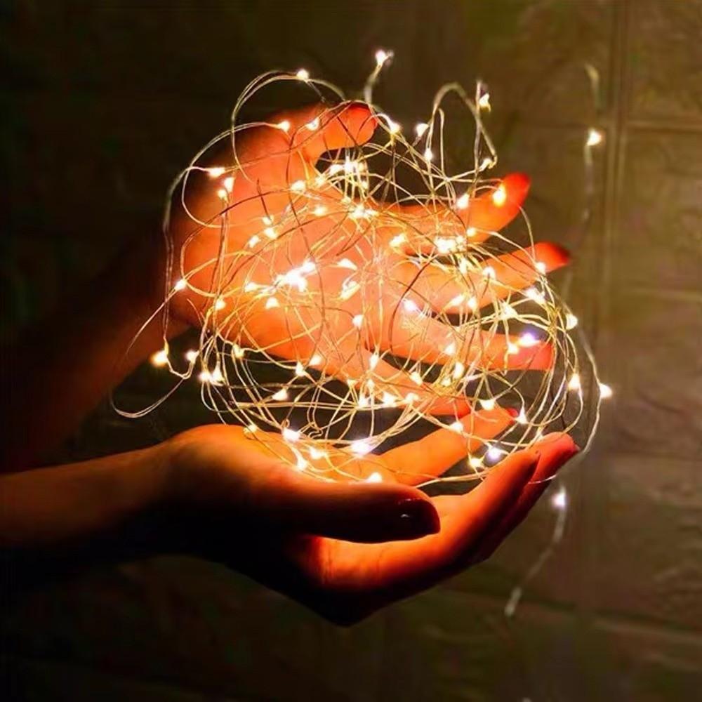 12 Packs 2M Copper Wire String Lights Waterproof Festival Decorative Light  Indoor Room
