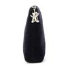 FEILER Heidi Duck Embroidered Chenille Pouch HE-260637 Navy Cotton Makeup Cosmetic Bag