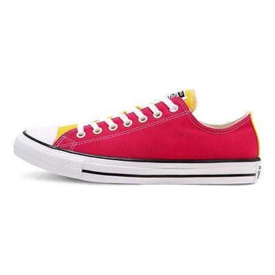 Кеды Chuck Taylor All Star с низким верхом из парусины Унисекс Кеды Синий Красный Желтый 168535C