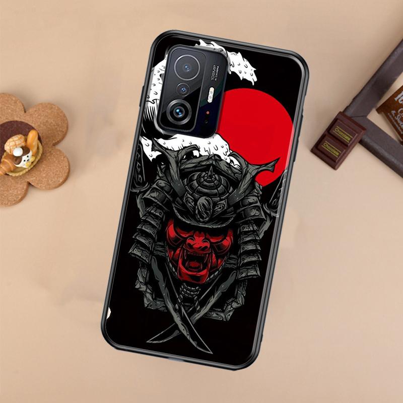 Японский Самурай Чехол Для Xiaomi POCO X7 Pro X3 X5 X6 F3 F5 F6 M6 Pro 11T 12T 13T 14T Pro 13 14 Ultra Обложка