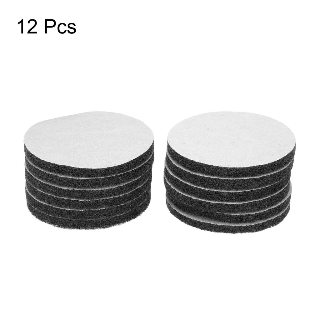 Uxcell 12 шт. Губки для чистки 800 грит Мощная щетка для дрели Диски для кондиционирования поверхности с петлей Диски для шлифовки дрелью Чистящие губки для дома