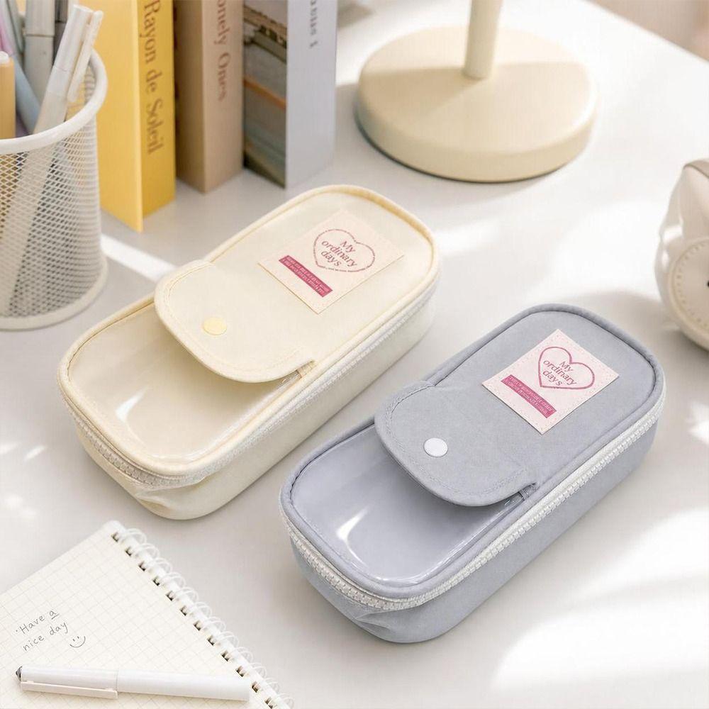 Lightweight Pencil Case Large Capacity Stationery Storage Bag Versatile Pencil Bag