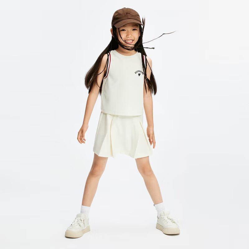 Little MO&Co. Girls' Quick-Dry Tennis Style Vest & Skirt Set