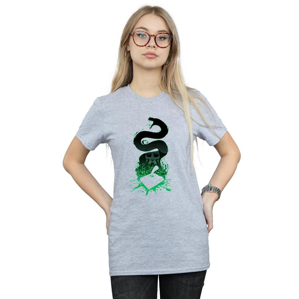 Harry Potter Womens/Ladies Nagini Silhouette Cotton Boyfriend T-Shirt