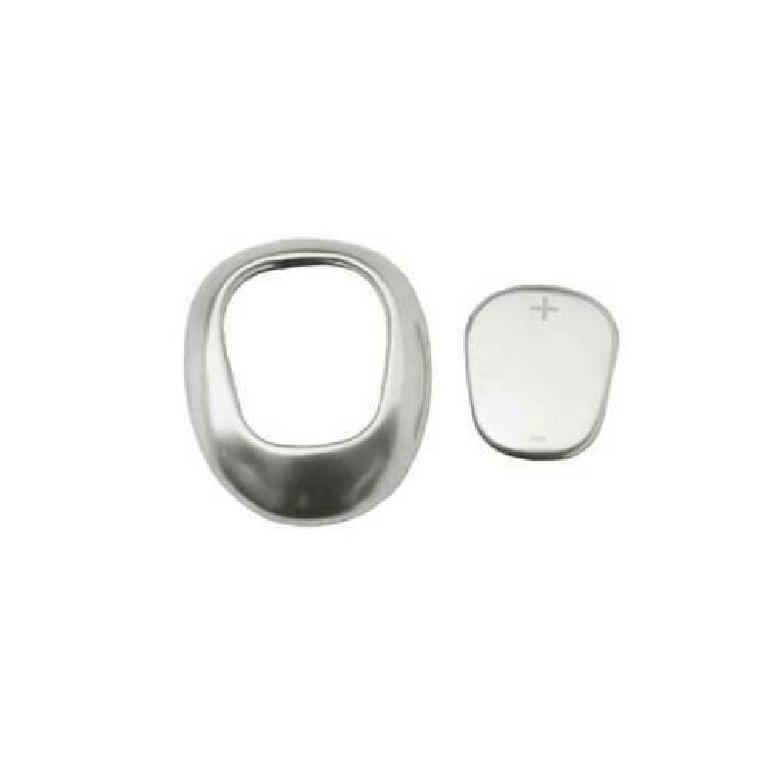 2PCS Shift Knob Central Console Gear Silver Steel For Chevrolet Cruze 2016-2019
