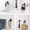 Universal Headphone Stand Adhesive Headset Hanger Wall Mount Headphone Bracket Under Desk Gaming Controller Holder Display Rack