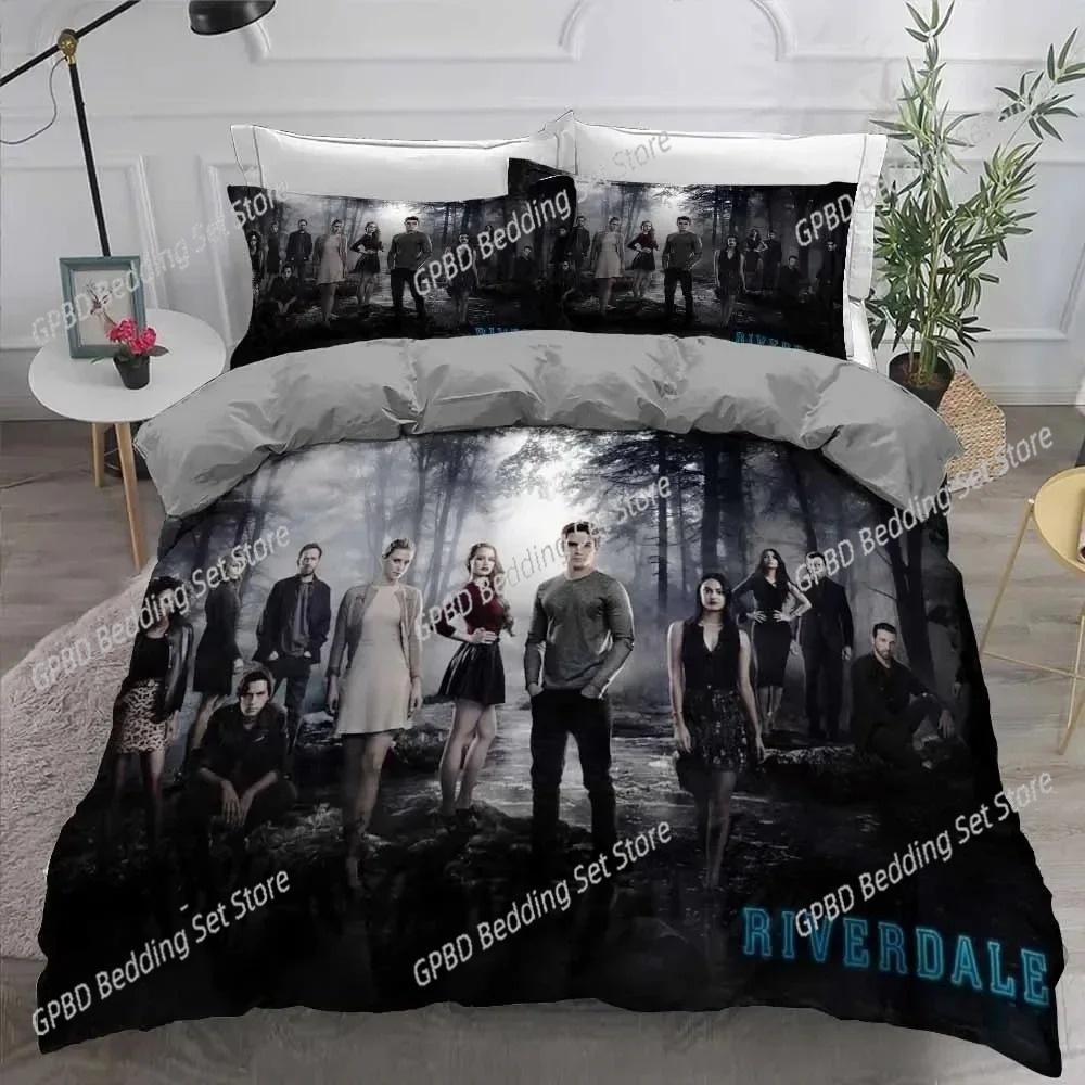 Новый набор постельного белья Riverdale для спальни Мягкие современные покрывала Удобное детское пододеяльник Покрывало и наволочка