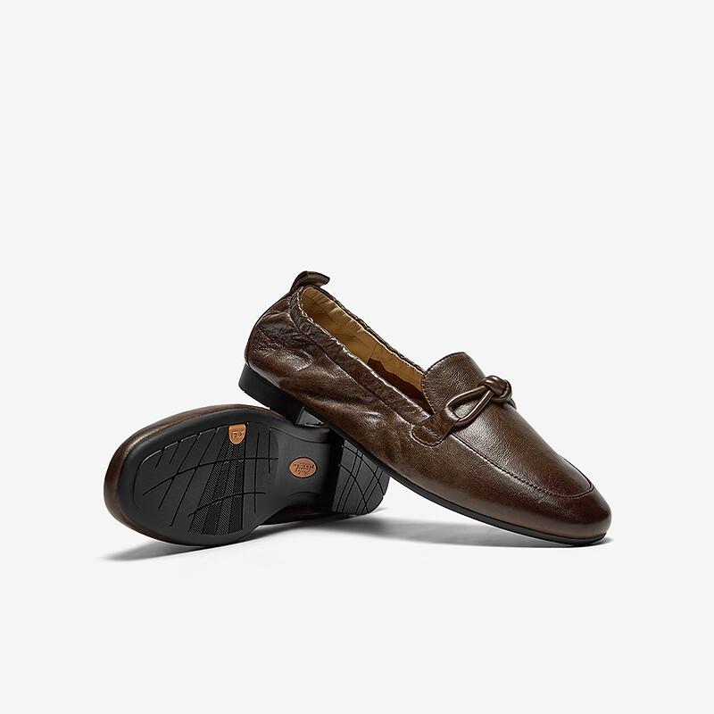 Женские мокасины Bata из овчины, мягкая подошва, без шнуровки