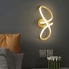 LED Wall Lamp Three Color Light For Staircase Bedroom Bedside Study Room Corridor Indoor Decorative Wall Sconce Lightings