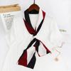Ladies' Versatile Trendy Simulation Silk Long Strip Print New Binding Bag Travel Sunscreen Party Beach Scarf