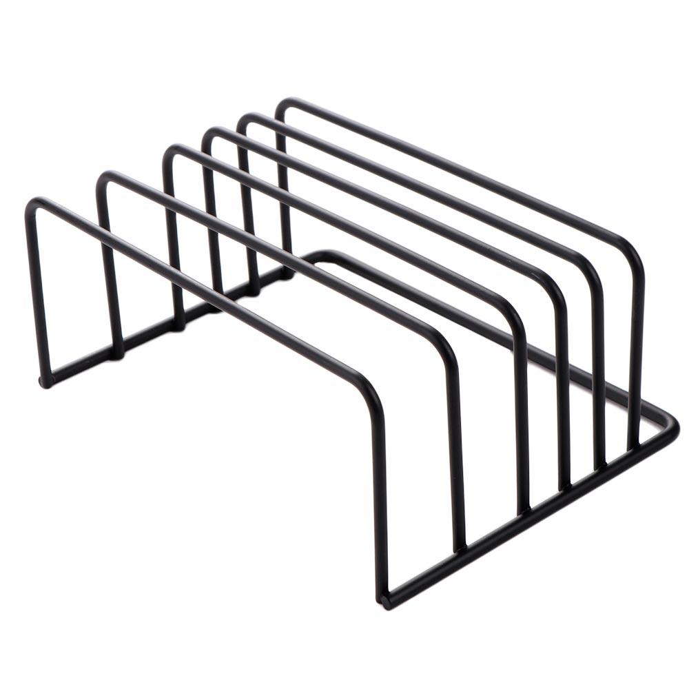 Bolded Chopping Board Organizer Iron Art Dish Holder Cutting Board Storage Shelf Pot Lid Rack Tray