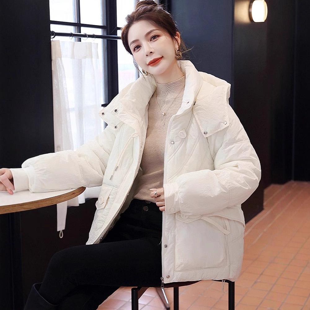 Маленькая хлопковая одежда зима 2025 новая зимняя одежда корейская версия куртка утолщенная хлопковая одежда женская свободная хлопковая
