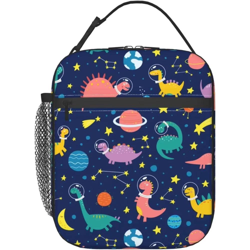 Сумка для ланча Dinosaur Dino Fun, изолированный ланч-бокс, многоразовый ланч-бокс, водонепроницаемый, портативный, для мужчин и мальчиков