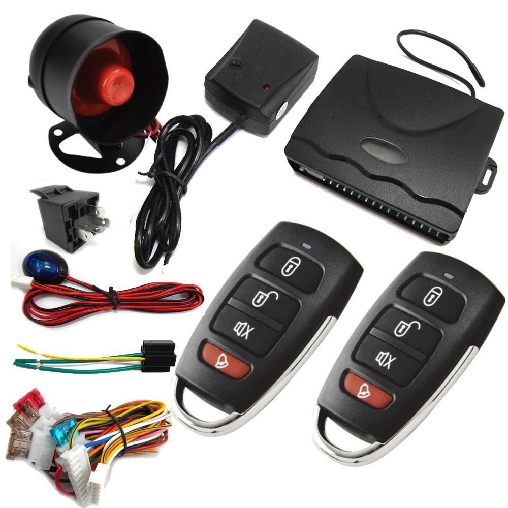 Anti-theft Essential M802-8101 Car Security System Alarm Immobiliser Central Locking Shock Sensor Auto Accessories