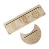 2 Pieces Wooden Tarot Card Stand Holder, Moon Shape and Rectangle Wooden Tarot Card Display Stand Base for Oracle Lenormand Meditation