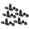 5PCS IP68 Waterproof Connector 3 Pin Straight Through Outdoor Power Connector for 9‑12mm