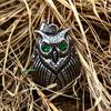 New Fashion Viking Owl Pendant Necklace For Men Women Stainless Steel Green/Red Color Eyes Animal Necklaces Vintage Jewelry Gift 5