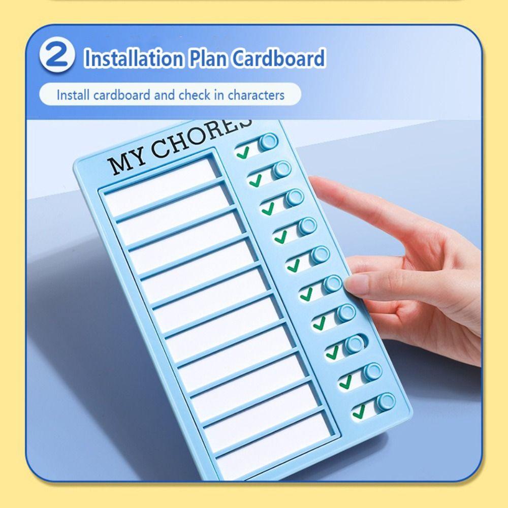 Reusable My Chores Checklist Detachable Chores Chart Multi Purpose Daily Planner Memo
