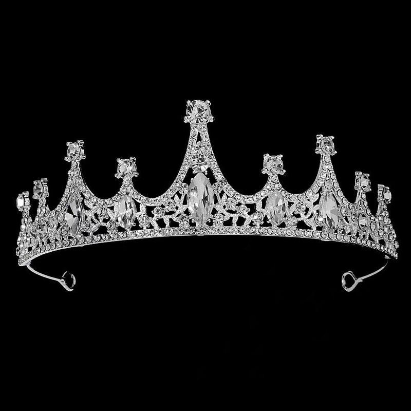 Детская корона, аксессуары для волос, милые принцессы, девочки, корона короля с водяными бриллиантами, резинки для волос, подарки на день рождения для девочек, детские повязки на голову и головные уборы
