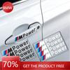 B4 A5 For BMW M 4PCS M Power Car badge decal Car Door Handle Sticker For bmw M Sticker X1 X3 X4 X5 X6 X7 e46 e90 f20 e60 e39 f10