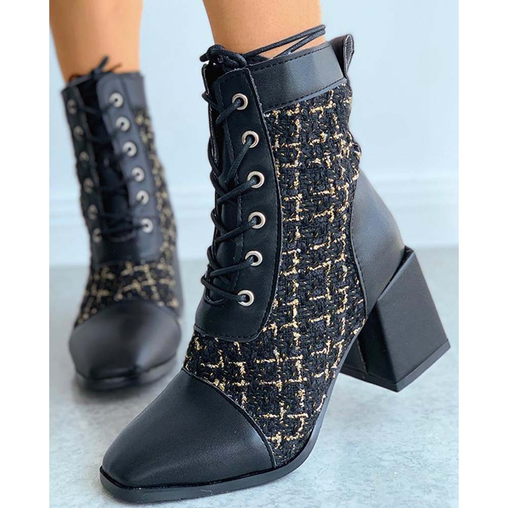 Ботинки «Мартенс» Женские универсальные женские тонкие ботинки на толстом каблуке со строчкой в ​​британском стиле Ботильоны