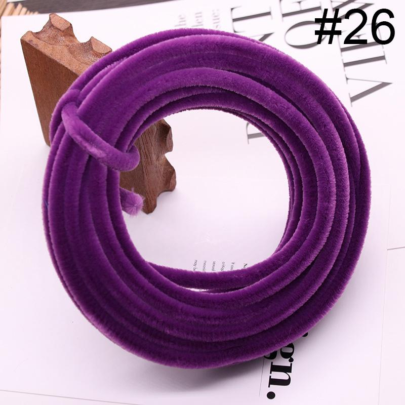 DIY Velvet Stick Flexible Handmade Twist For Hairpins Flowers Toys Wire Supplies