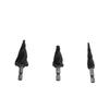 Step Drill Bit Set M35 High Speed Steel Cobalt TiAIN Coated 4 Slot 3 Flute Step Drill Bit for Thin Plates