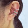 3Pcs  Exquisite Zircon Ear Clips Ear Cuff No Piercing Earrings