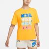 Nike NSW Essential с коротким рукавом, спортивная повседневная футболка, женские топы, желтый DJ5377-764