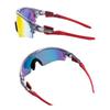 Б/у Солнцезащитные очки SWANS FO-3518 CSK FACEONE ULTRA LENS для БАЛЬНЫХ ВИДОВ СПОРТА Модель Red Shadow Mirror x ULTRA Straight Smoke