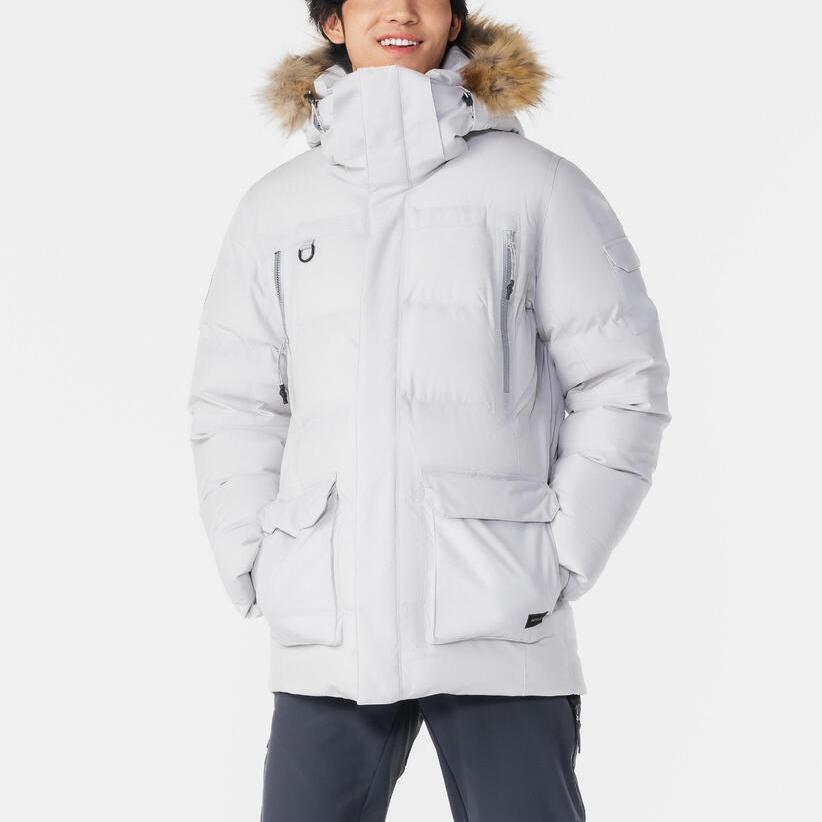 Decathlon Мужская парка QUECHUA Arctic Цвет: Каменно-серый 8772366