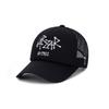 VARZAR Palm Tree Logo Mesh Cap Black