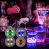 1pc LED Luminous Coasters Light Up Glass Drinking Bottle Cup Mat for Parties Weddings Bar Christmas Home Pub
