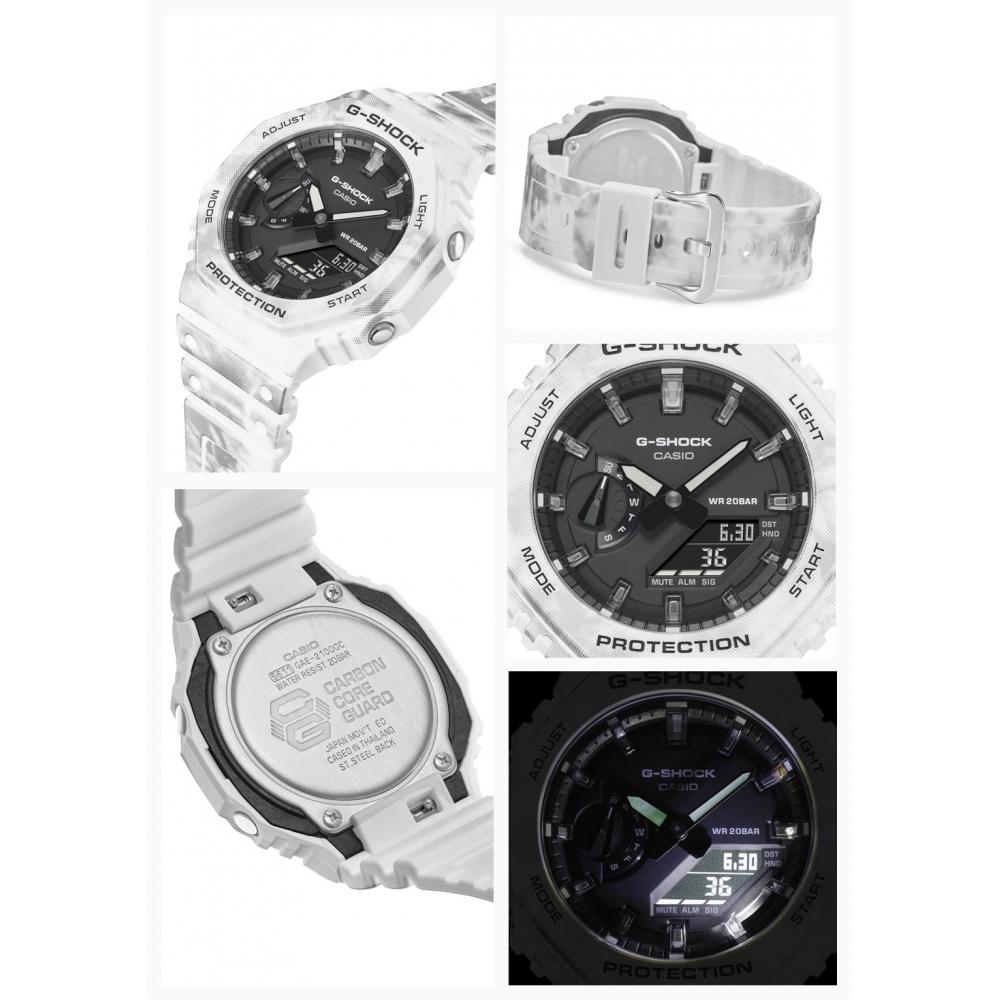 [Casio] Часы G-ShockGRUNGE SNOW CAMOUFLAGE BOX набор с запасными частями GAE-2100GC-7AJR мужские белые
