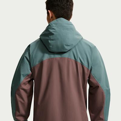 Мужские куртки Nike ACG Мужские Зеленые/Коричневые С капюшоном Несъемный Средняя