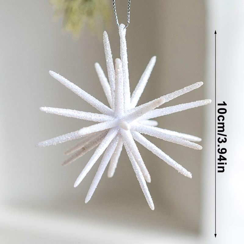 5 шт. подвеска в виде звезды на рождественскую елку, ярко сияющая, рождественские украшения, сверкающая звезда