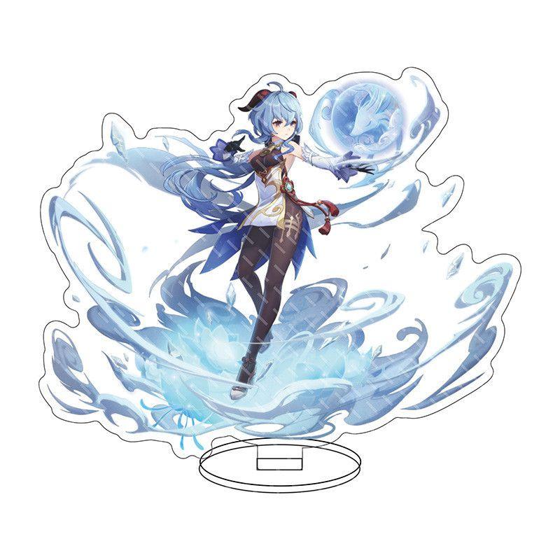 Изысканная акриловая подставка для фигурки Genshin Impact Барбатос Кэ Цин Барбара для демонстрации и декора