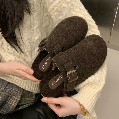 Новые мюли женская обувь модные шлепанцы баотоу классические уличные удобные сандалии с поддержкой свода стопы шлепанцы женские шлепанцы женские