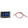 Digital Voltmeter 0.56inch Two Wire DC 2.530V Digital LED Display Voltage Meter (Blue)