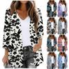 Women's Casual Fashion  Loose Retro Printed Lightweight Medium Length Jacket Cardigan