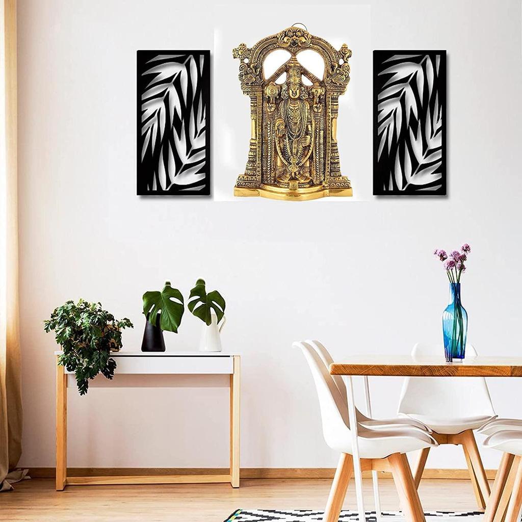 Metal Wall Hanging God Tirupati Balaji | Sri Venkateswara Idol | Venkateshwara Swamy Idol | Spiritual Home Decor | Gifts Statue