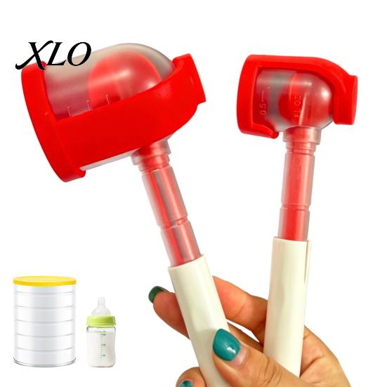 Fitness Supplement Measuring Cup Adjustable Protein Powder Scoop And Funnel Dispenser Set, Narrow Mouth Bottle Filler with Extendable Handle