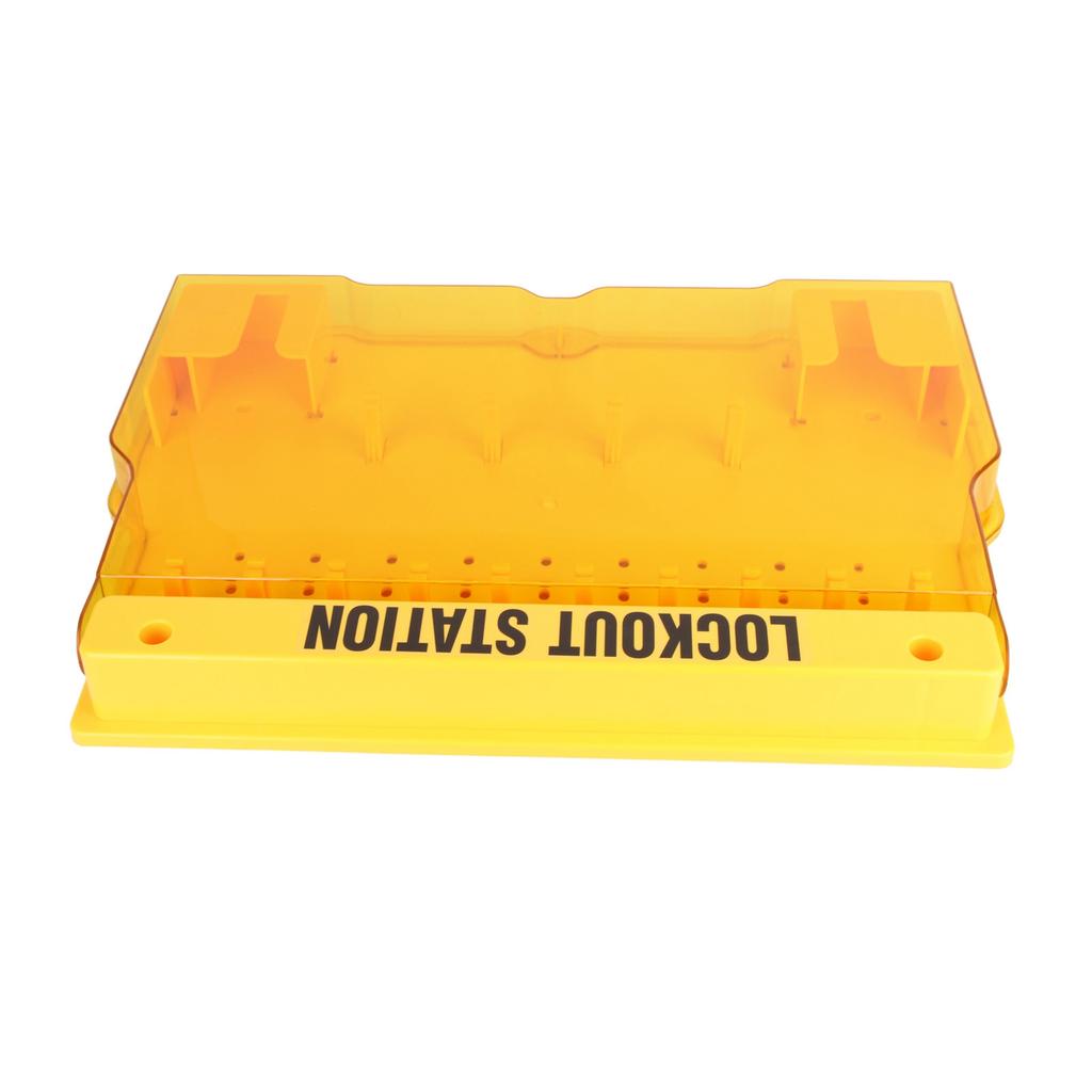 Lockout Tagout Station Durable Visualization Management Lockout Station with Cover for Lockout