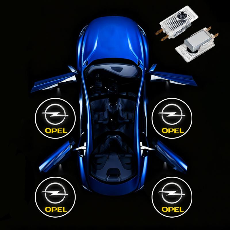 2Pcs Signal Lamp LED Car Door Projector Ghost Shadow Lights For Opel Astra j g Insignia Corsa d Vectra c Zafira a Auto Gadgets