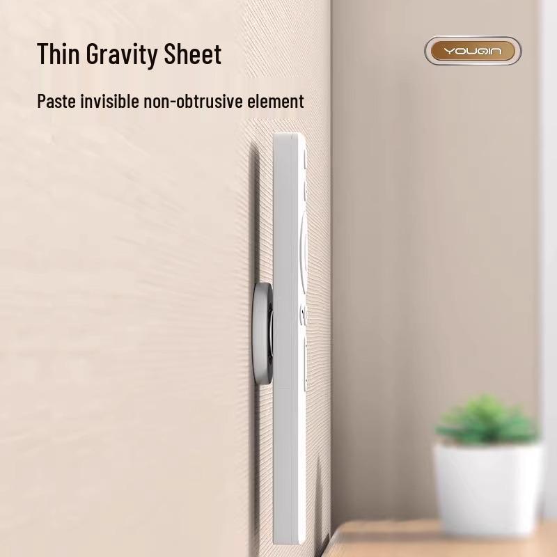 Magnetic Wall-Mounted Remote Holder - Punch-Free Storage for TV and Air Conditioner Controllers