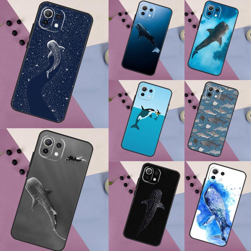 Чехол для телефона Xiaomi 13T Pro 12T 11T 14 12 13 Lite 12X POCO X5 X3 F5 Pro X4 F3 F4 C65 M5s с изображением китовых акул